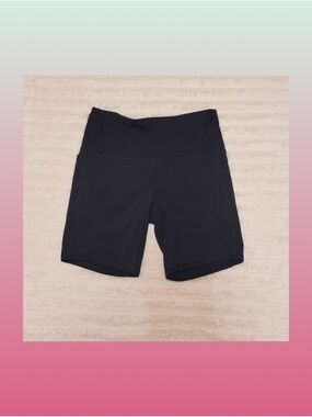 RBX Black High-Rise Bike Shorts